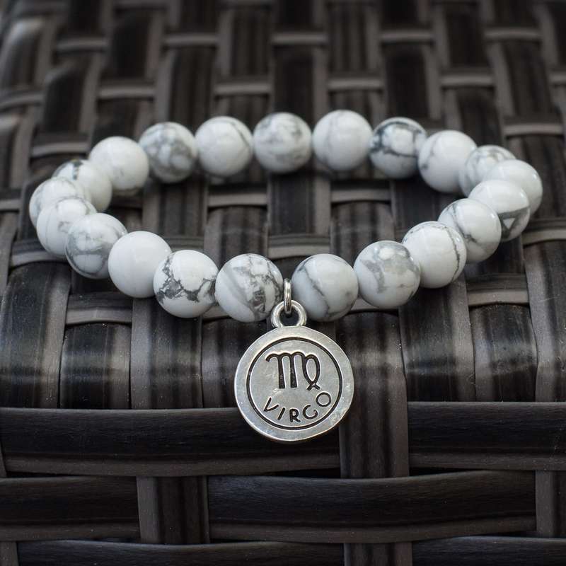 The Stars - Howlite Zodiac Bracelets