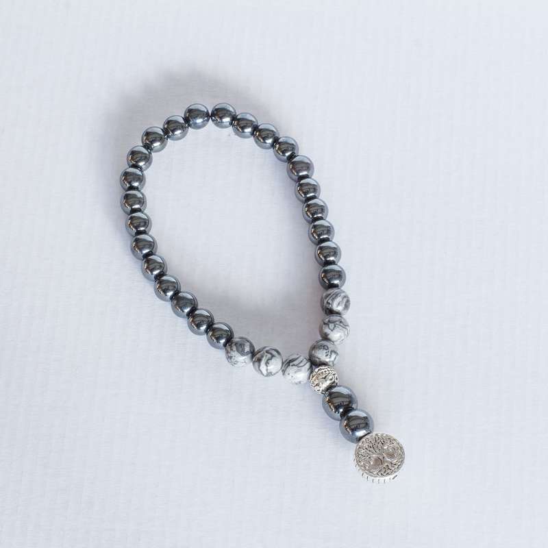 Picasso Worry Beads (Picasso Jasper & Hematite)