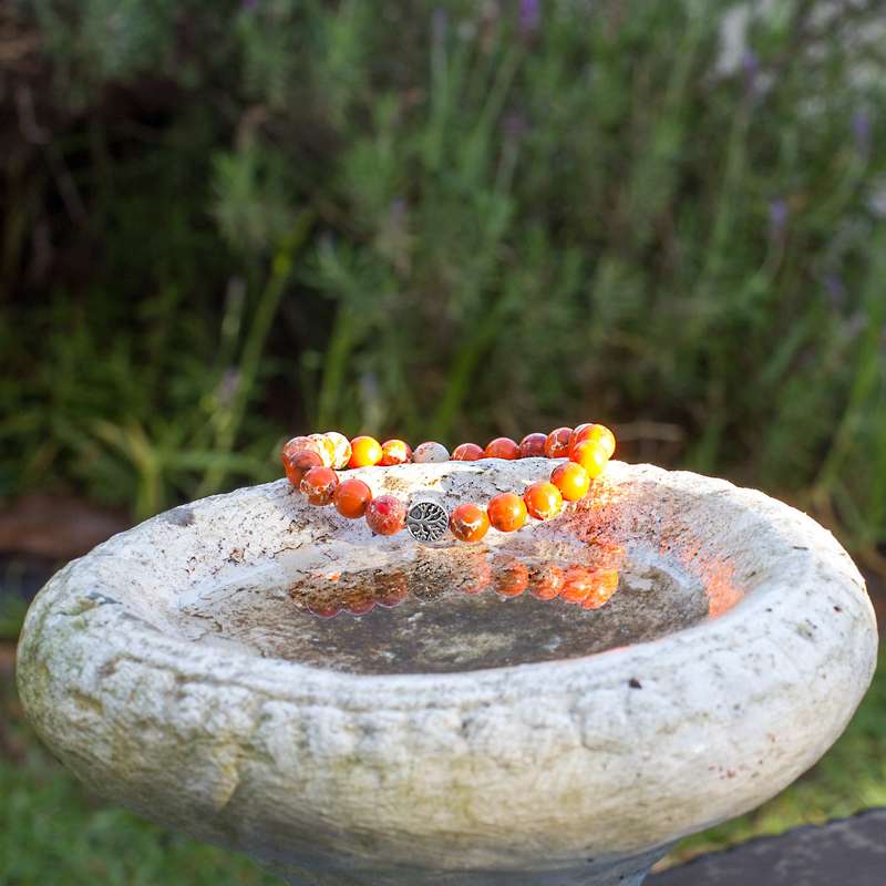 The Pleasure Bracelet - Orange Jasper