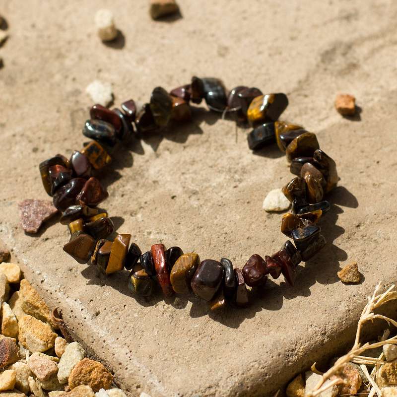 Tigers Eye Chip Bracelet