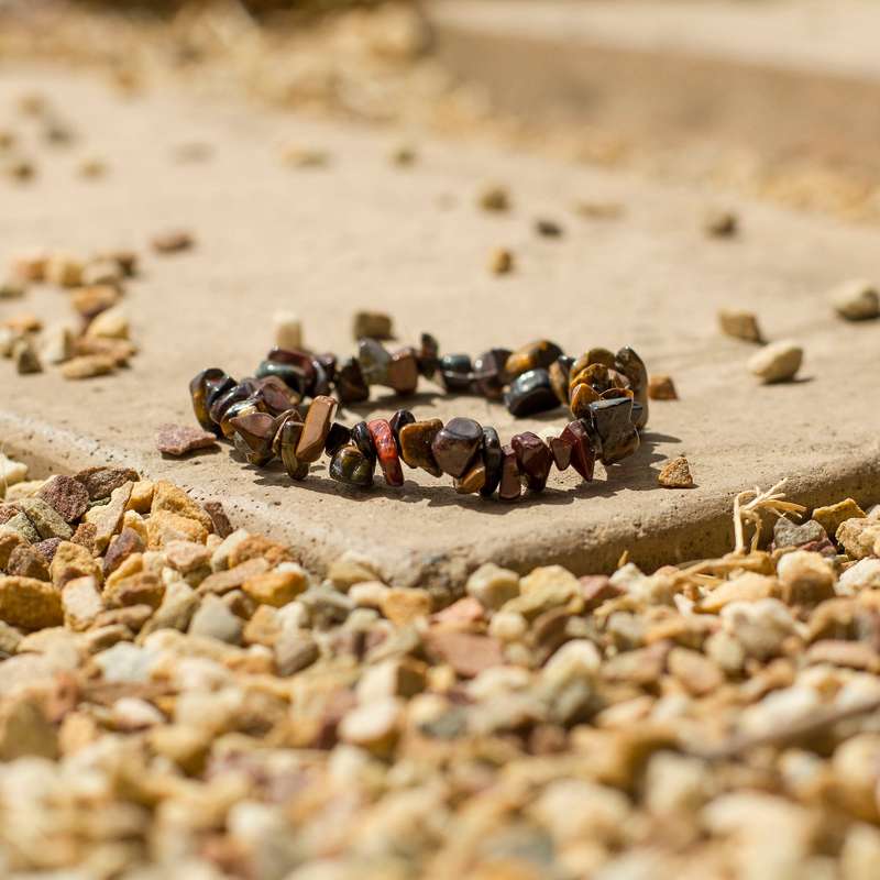 Tigers Eye Chip Bracelet