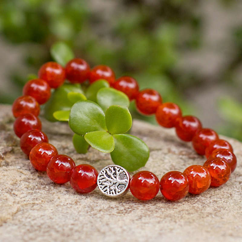 The Warrior Bracelet - Red Agate