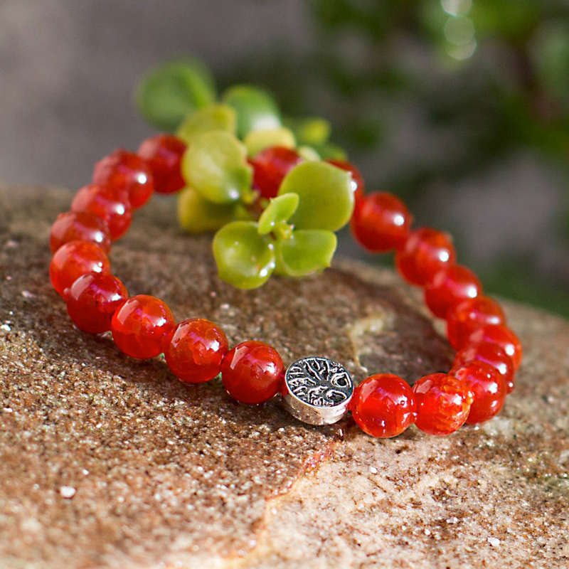 The Warrior Bracelet - Red Agate