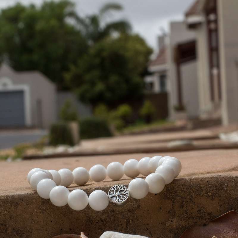 The Calming Bracelet - White Jade