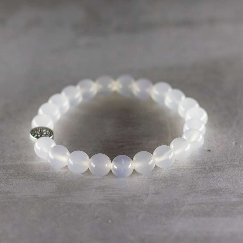 The Wisdom Bracelet - Milky Quartz