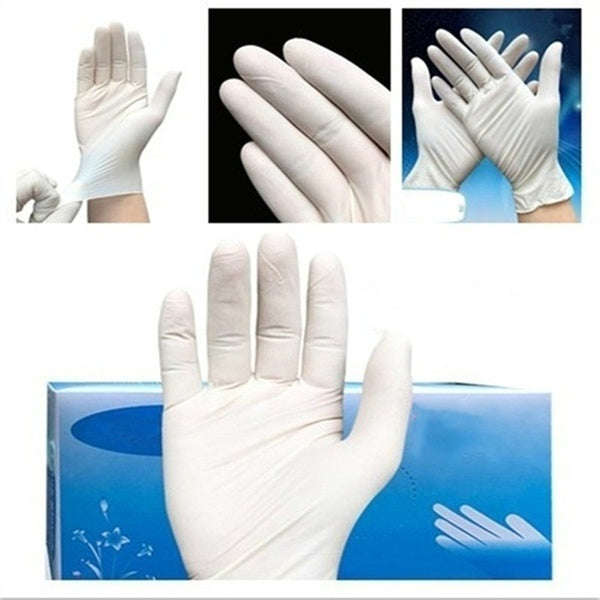Latex Disposable Gloves - 100 Gloves per Box - X-Large / Blue