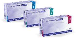 Gloves  Latex & Powder Free  Box of 100 - X-Large