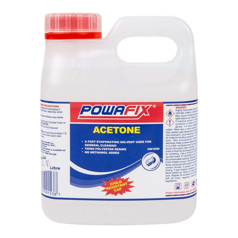 Powafix Acetone 1Lit