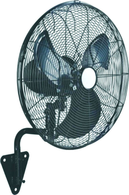 26" 3-Speed Wall Mount Oscillating Industrial Fan 130W
