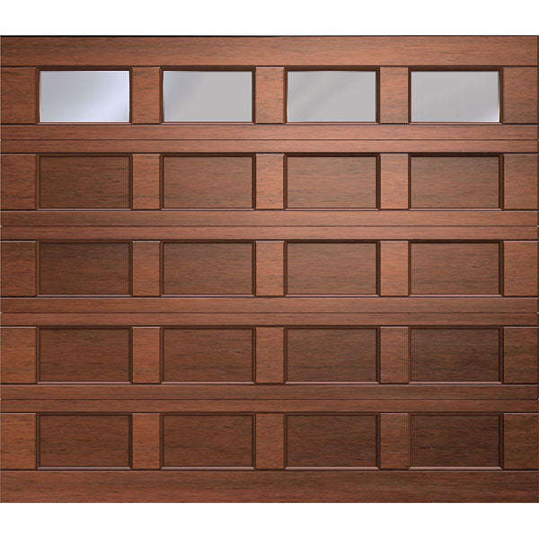 20 Panel G4 Polycarb Single Wooden Garage Door