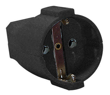Socket 10/16A Shuko Black