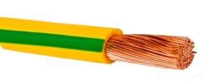 16mm GREEN/YELLOW 72A SINGLE FLEX CABLE /M SANS 1574