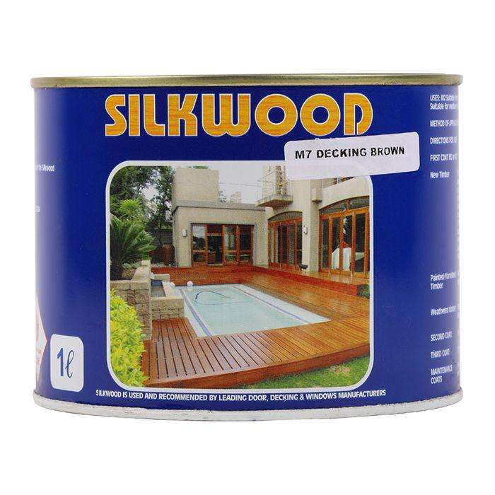 M7 Silkwood Decking Oil - 5L / Decking Brown