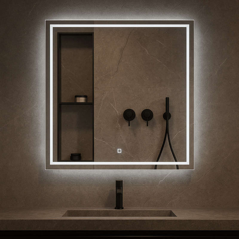 Frameless LED Mirror  500x700mm