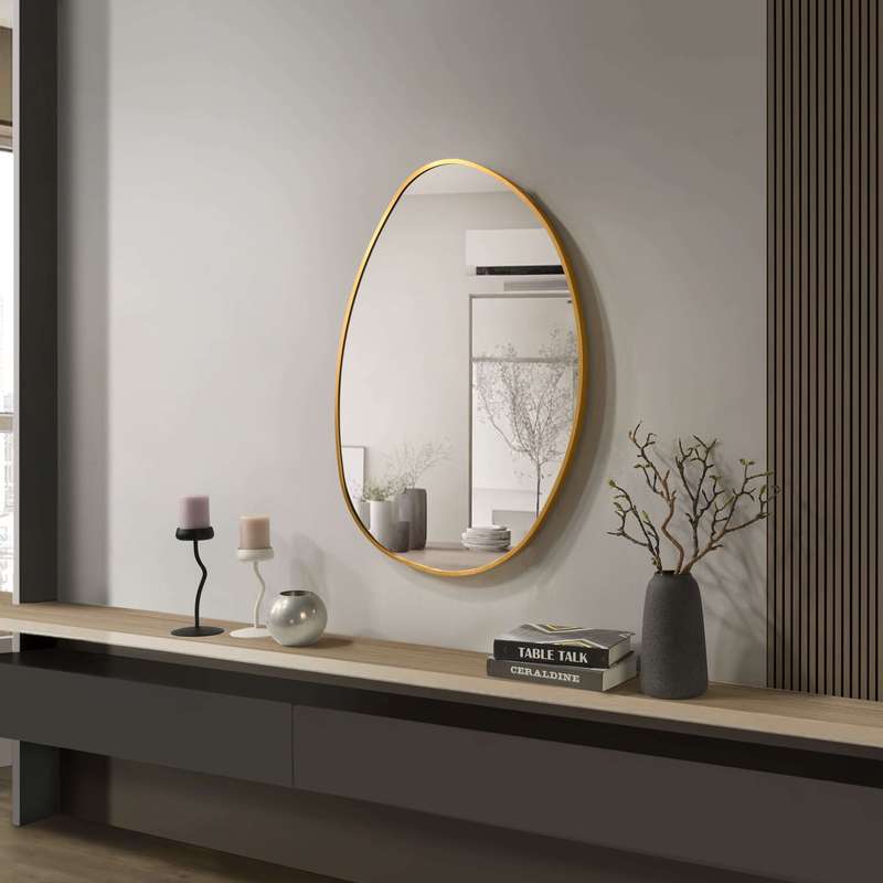 Aluminium Frame Mirror - 600x800mm