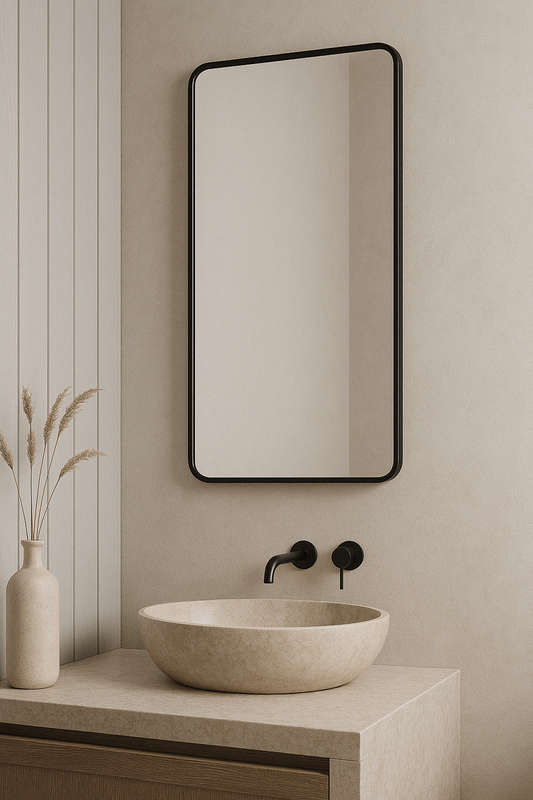 Slanted Frame Mirror  600x800mm