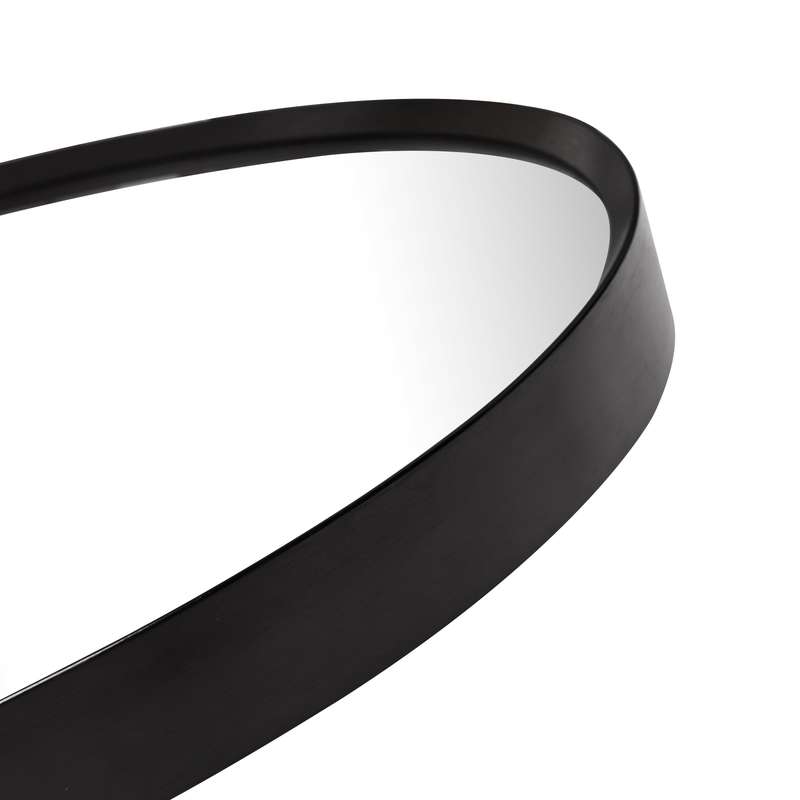 Slanted Frame Round Mirror  800mm
