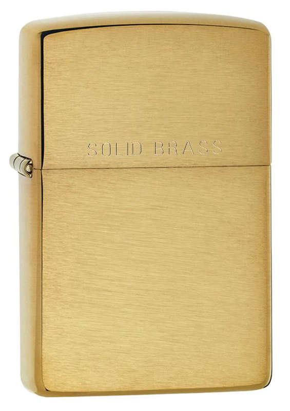 Zippo Classic Brushed Solid Brass