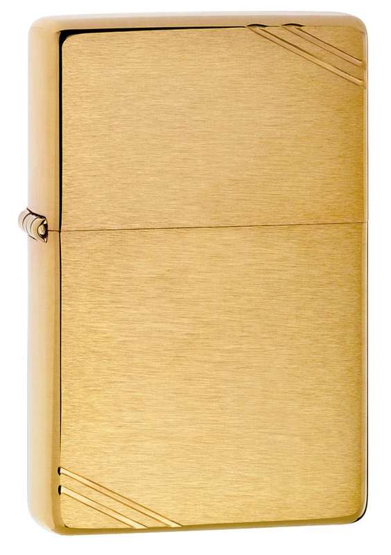 Brushed Brass Vintage with Slashes