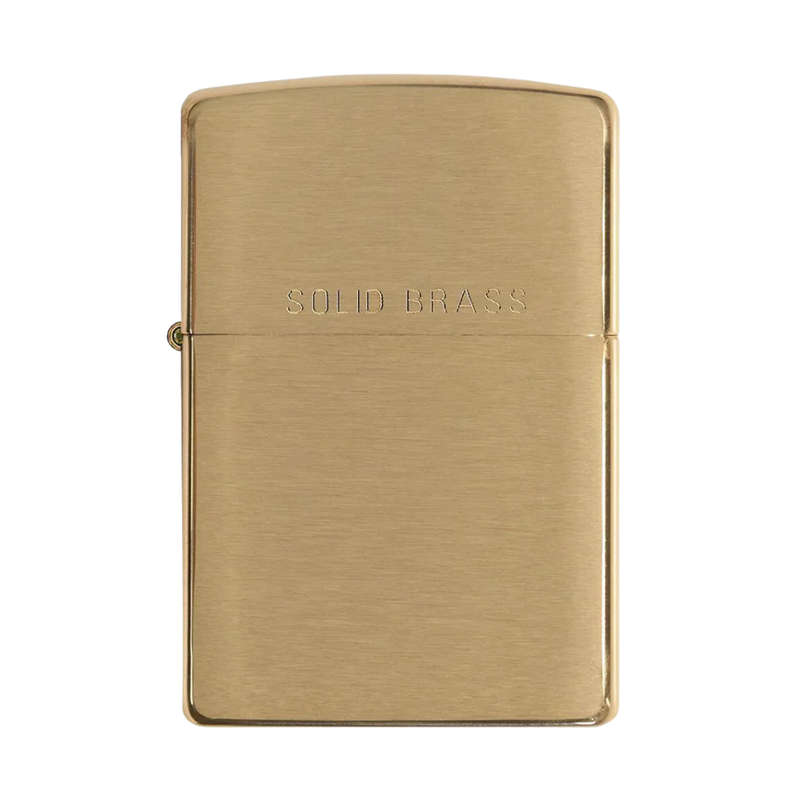 Zippo Classic Brushed Solid Brass