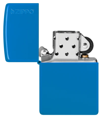 Classic Sky Blue Matte Zippo Logo