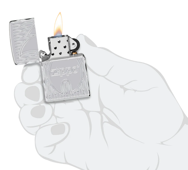 167 ZIPPO FLAME DESIGN
