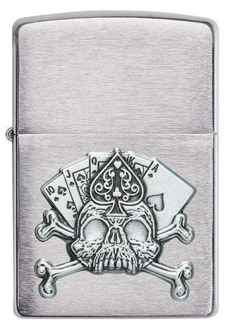 Card Skull Emblem Design
