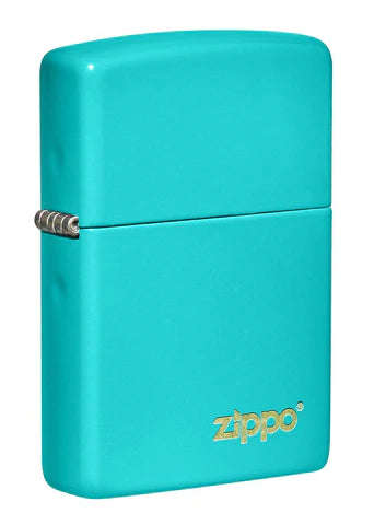 Classic Flat Turquoise Zippo Logo