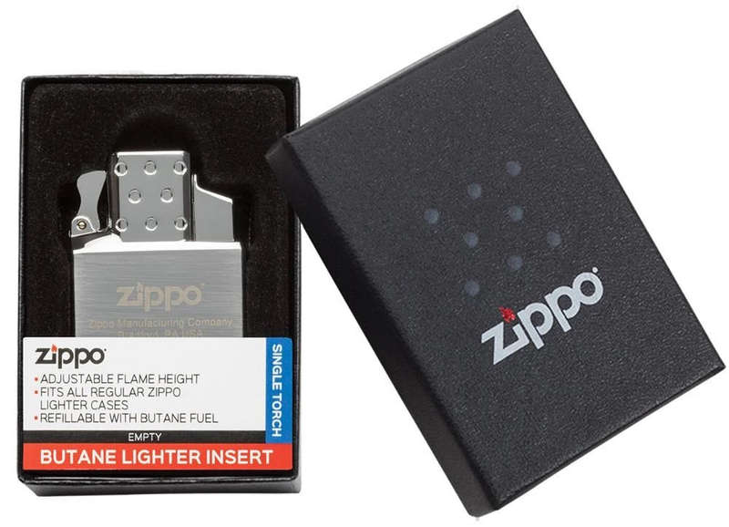 Butane Lighter Insert  Single Torch (65826)