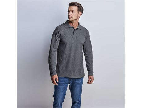 Mens Long Sleeve Elemental Golf Shirt