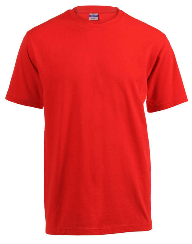 140g Lightweight T-shirt BUDGET SHIRT - Red / M