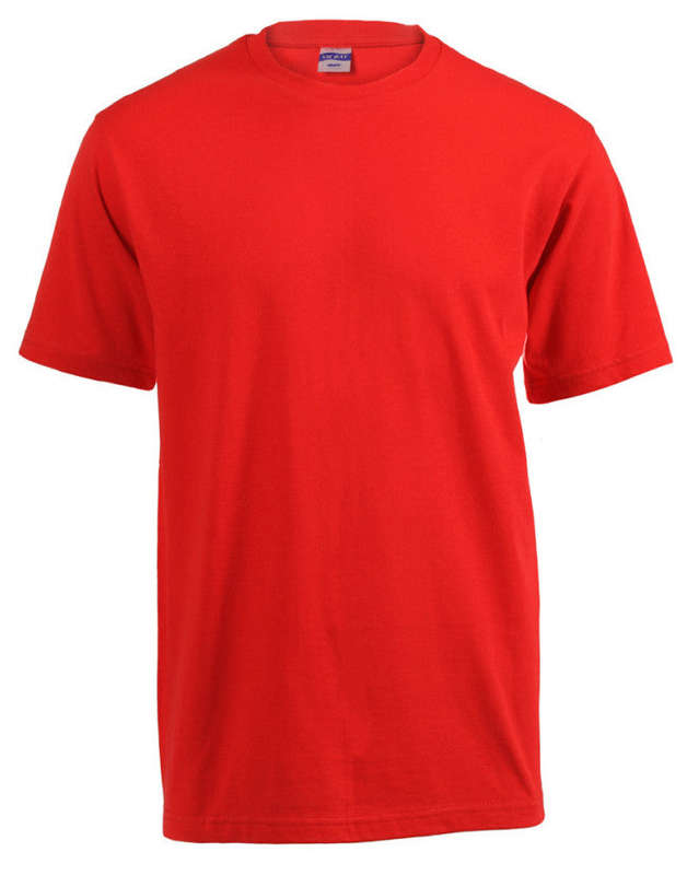 180g Kids T-shirt (More Colours) - Red / 7-8