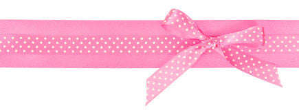 Pink Polka Dot Ribbon