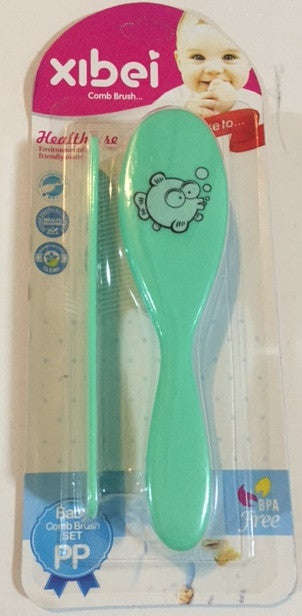 Baby Brush & Comb Set - Blue