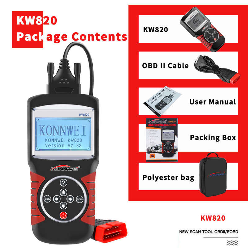 Konnwei KW820 OBD2 Car Diagnostics Scanner