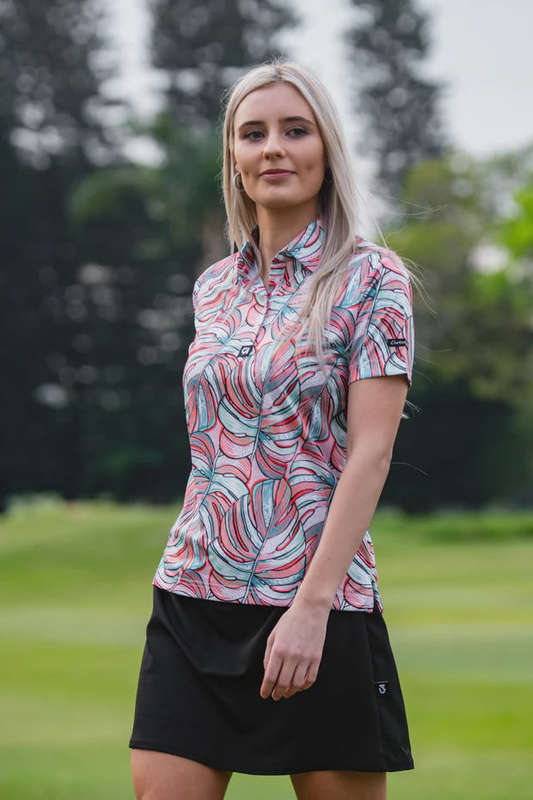 CA Ladies Funky Golf Shirt | Monter Leaf