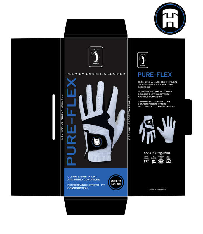 Pure Flex Premium Cabretta Leather Gloves - ML / MLH ( Right Handed Golfer)