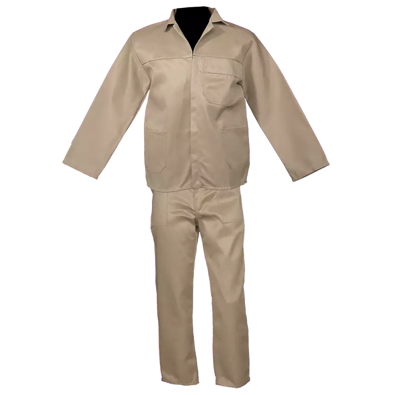 Khaki Conti Suit ( 2 piece ) Poly cotton