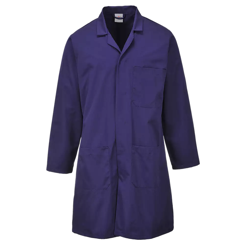 Navy Dust Coat Long Sleeve