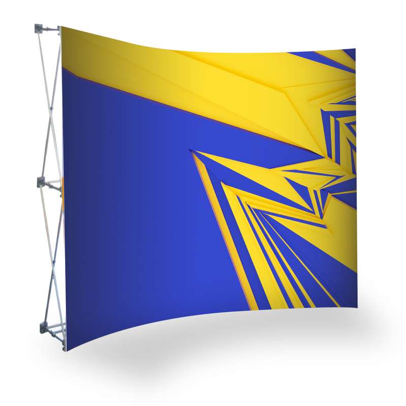 Curved Bannerwall 2.85 x 2.25m, Print Only