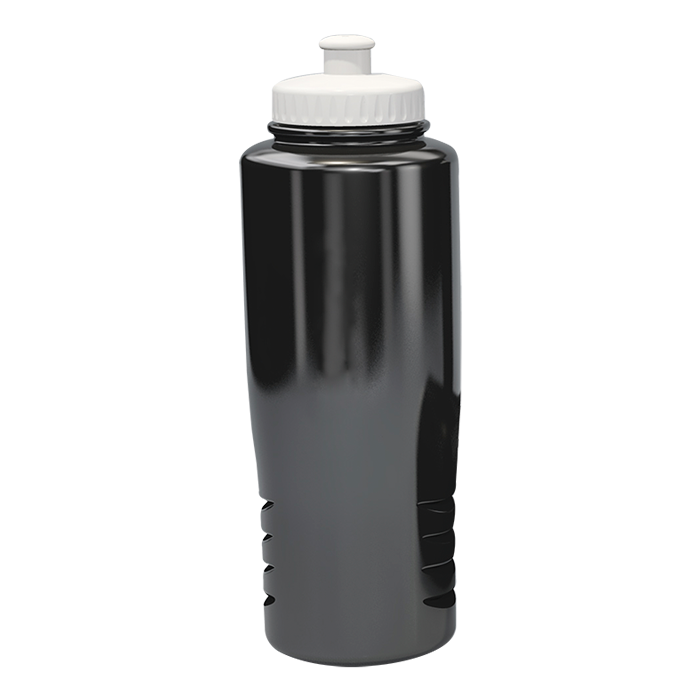 Plain Black Water Bottles - 750ml Endurance Water Bottle