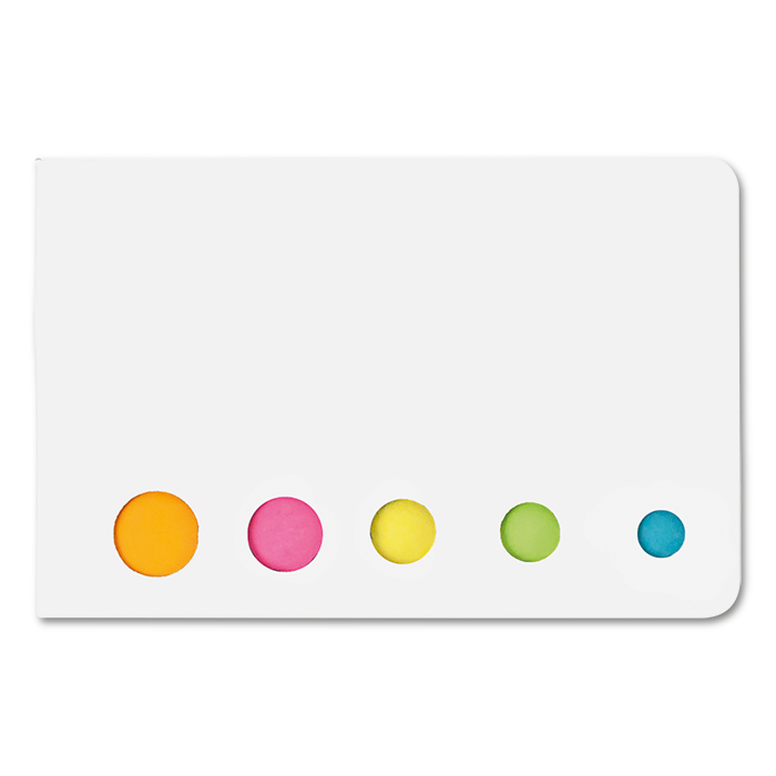 Holder with Sticky Notes