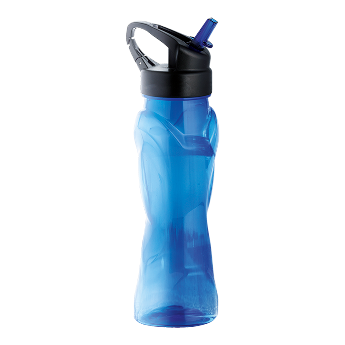 Blue 570ml Curved Body Water Bottle