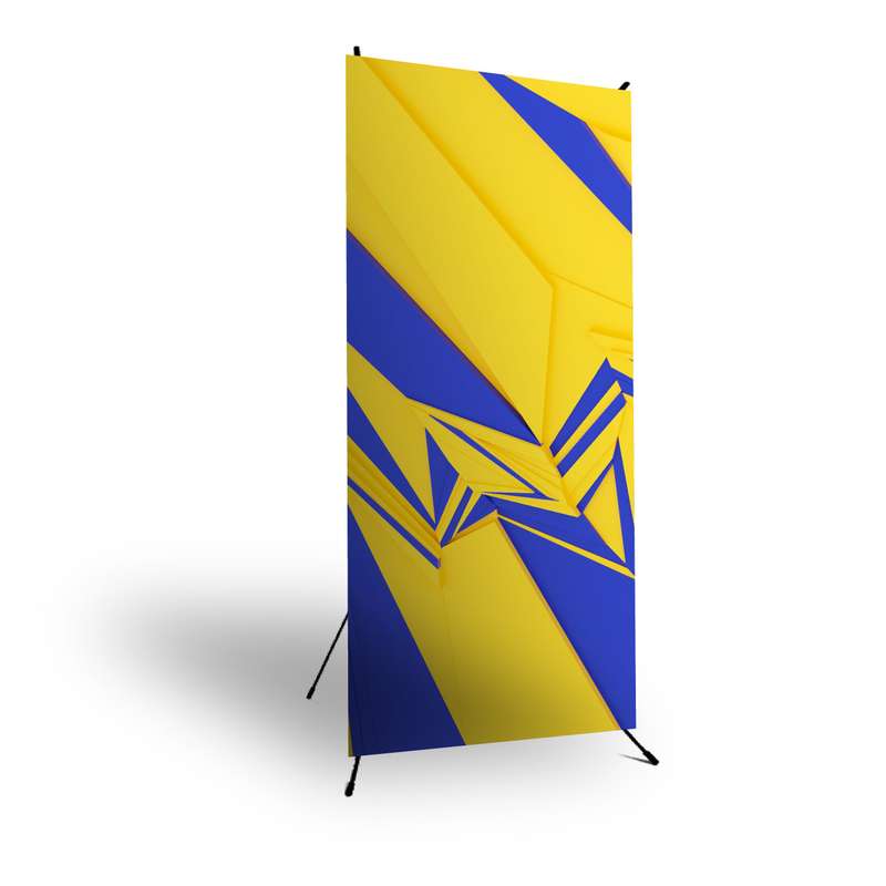 X-Frame Banner 0.8 x 1.8m, PVC, Complete