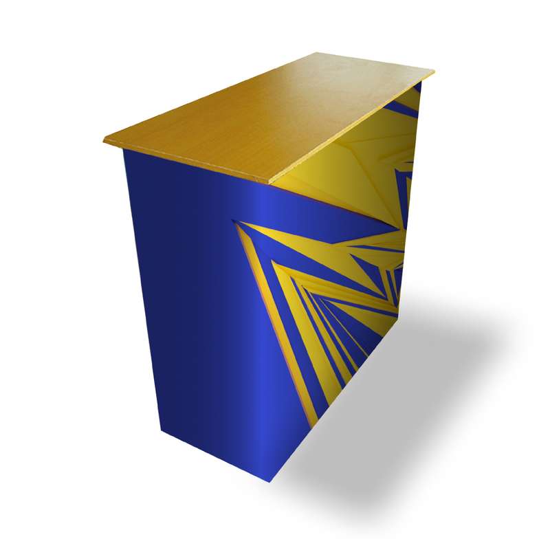 Pop Up Promotion Counter with fabric print & Carry Bag