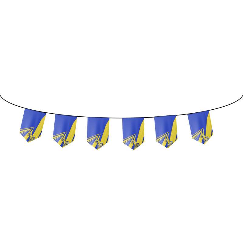 Shield Pennants. Single sided, PVC
