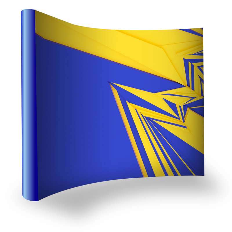 Curved Bannerwall with Wings 2.85 x 2.25m, Print Only