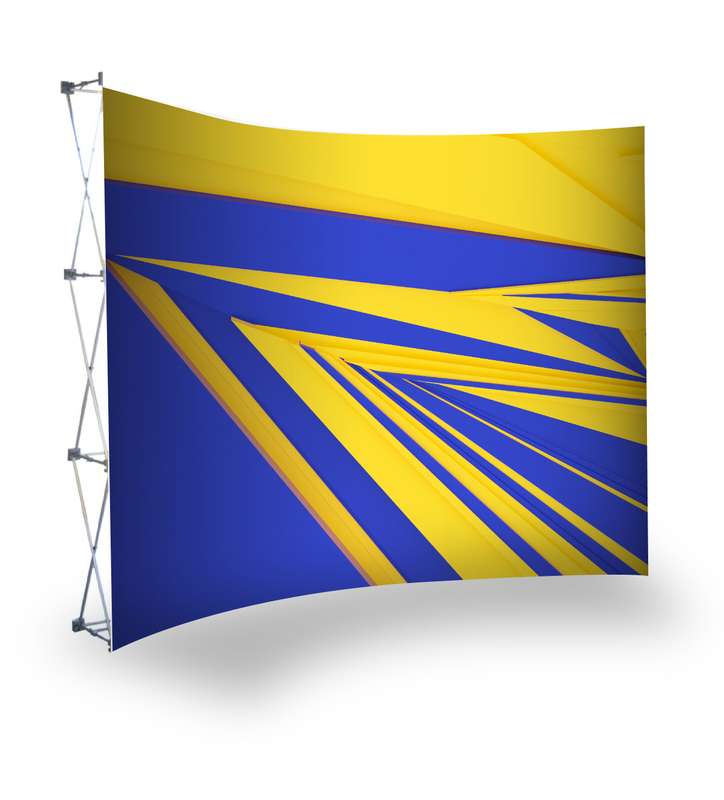 Curved Bannerwall 4.2 x 2.25m, Print Only
