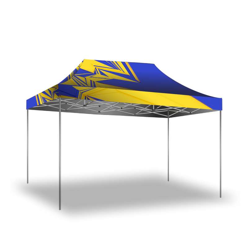 Gazebo 4.5 x 3m Canopy, Dye Sub, Supplied Print Only.