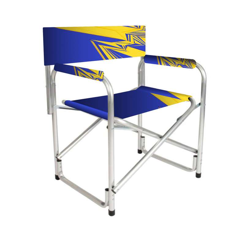Directors Chair, Aluminium, Back Rest, Arm Rest, Seat